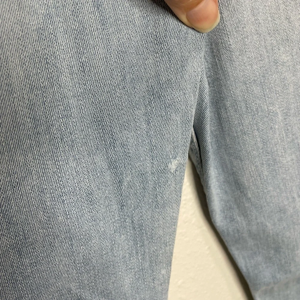 MOTHER Denim High Waisted Rider Ankle Fray In Island Afterhours 30 NWOT